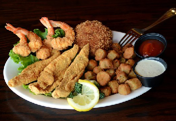 Chicken and sea food combo